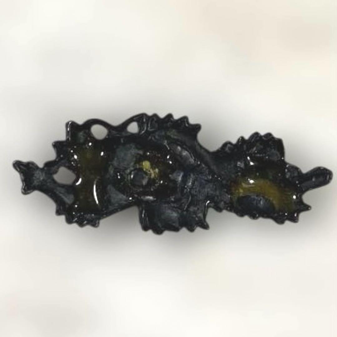 B-57 目貫　片目貫　3個セット　武具　刀装具　時代物　骨董品　美術品　工芸品