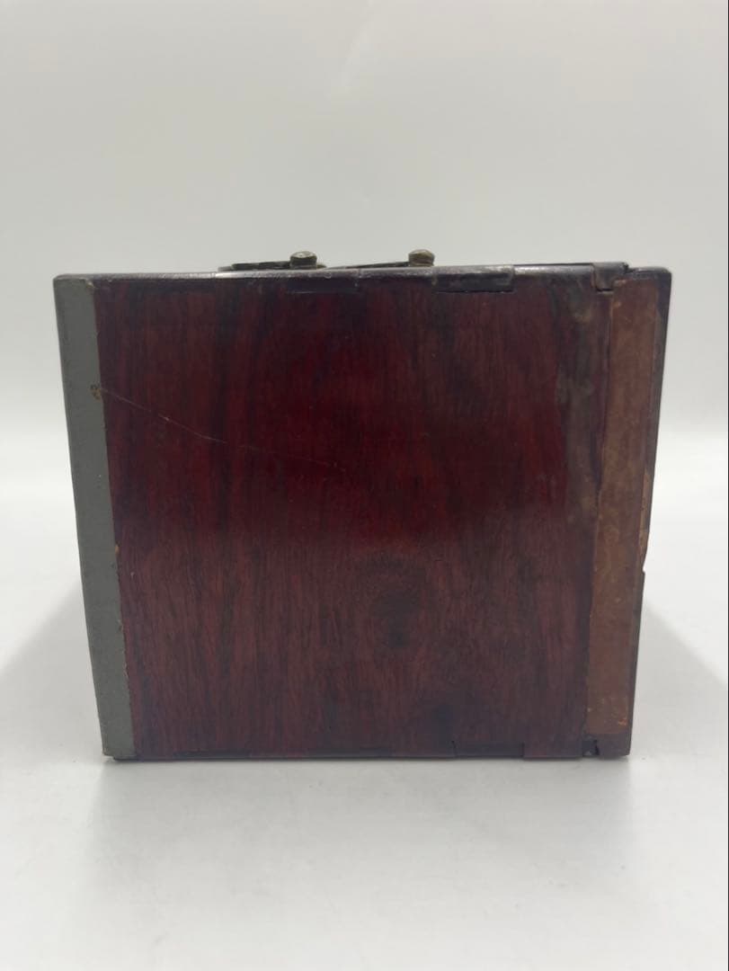 中国　竹嵌　骨牌　背竹牌　麻雀牌　唐木箱付