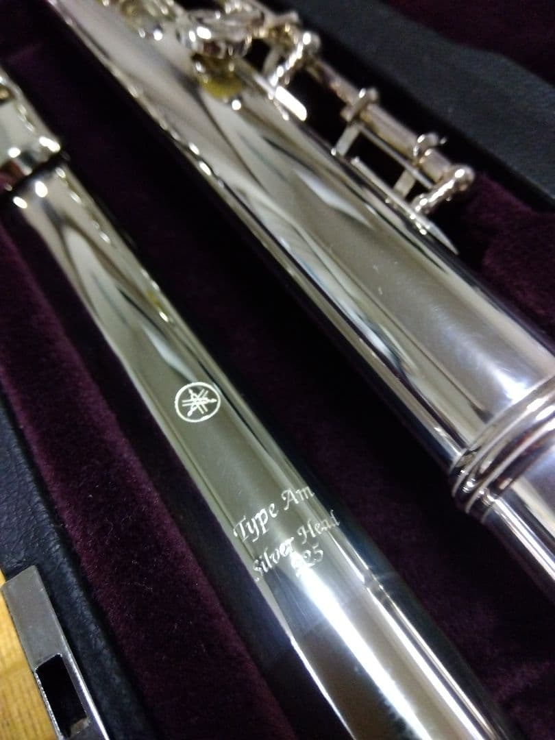 ローズ★YAMAHA フルート 517 本体 頭部管銀製