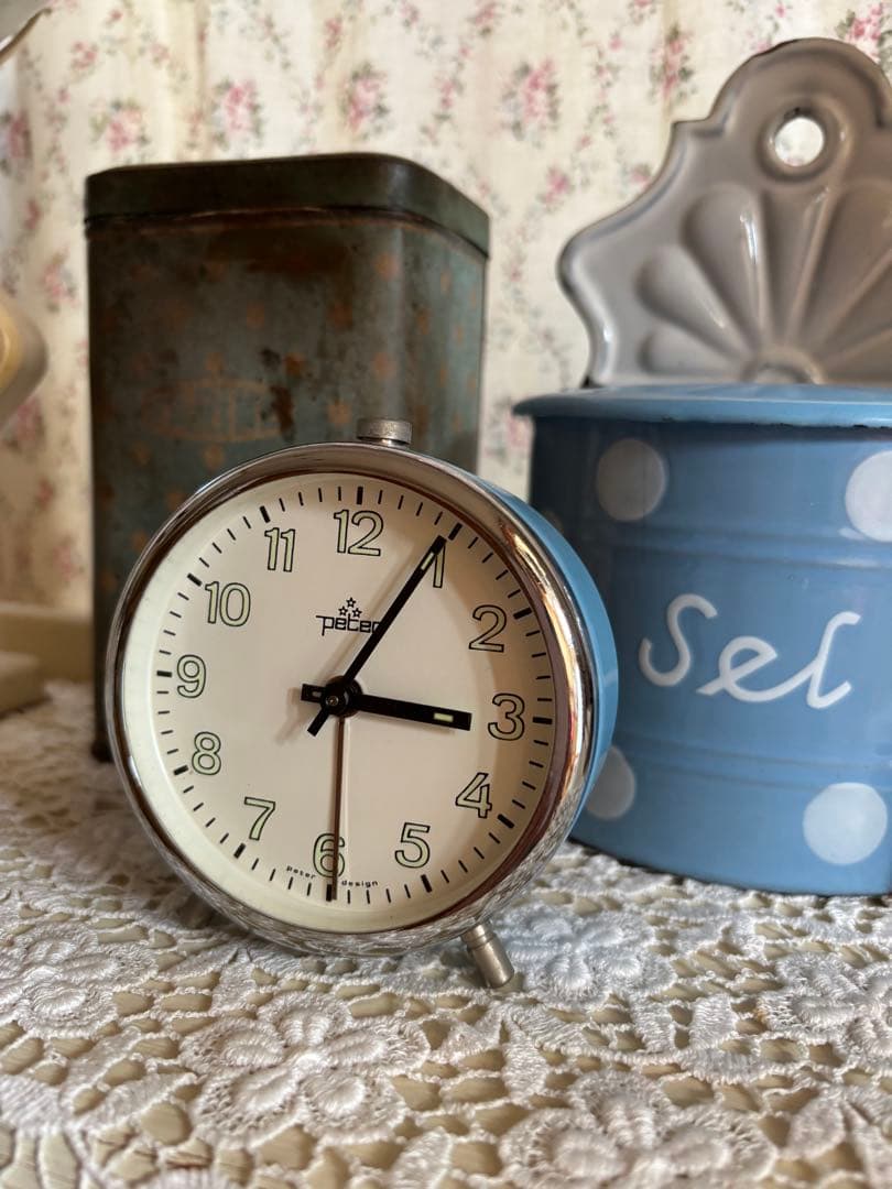 ドイツPeter社　目覚まし時計　アンティーク