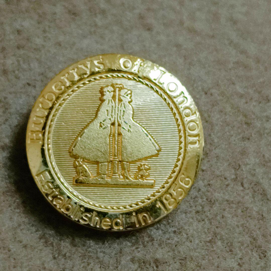 バーバリー カシミヤ混 ダブルフェイスコート ノバチェック ベージュ　金ボタン