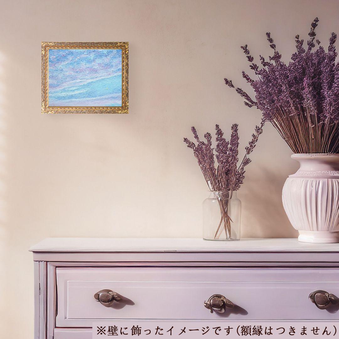 ［匿名で配送］ 一点もの 空 星 油絵 油彩 絵