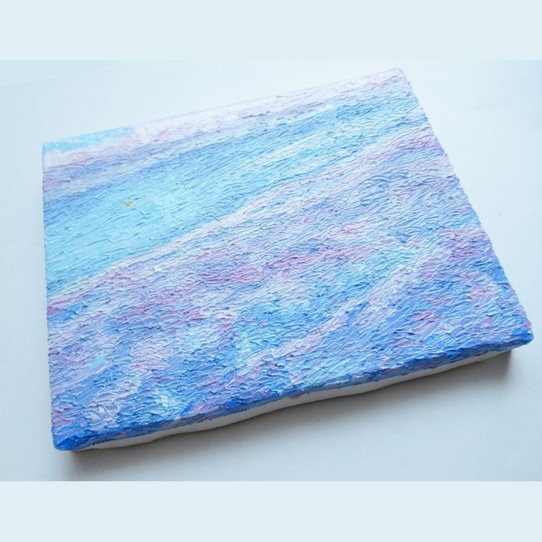 ［匿名で配送］ 一点もの 空 星 油絵 油彩 絵