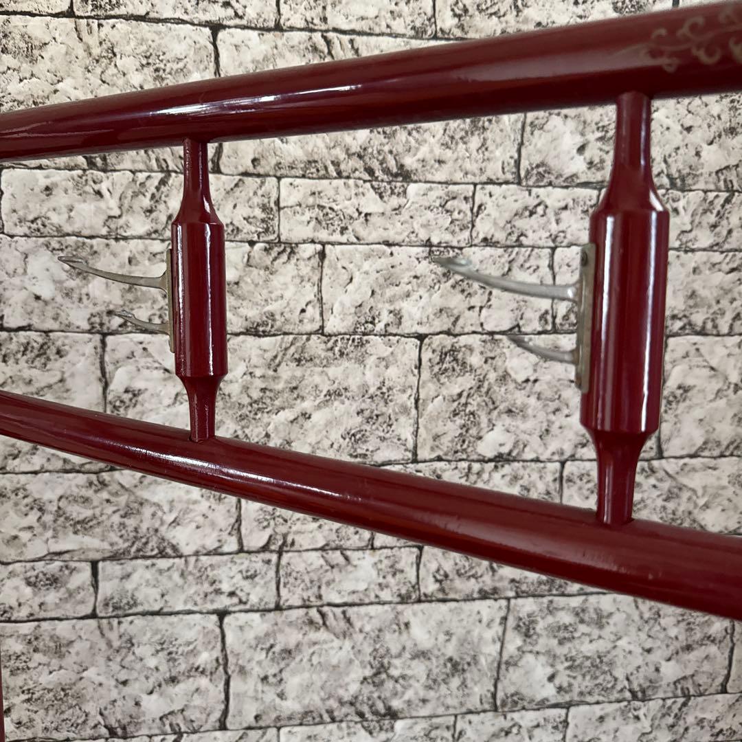 衣紋掛け　衣桁　着物掛け　アンティーク家具　木製　当時物　着物　古民具　古道具