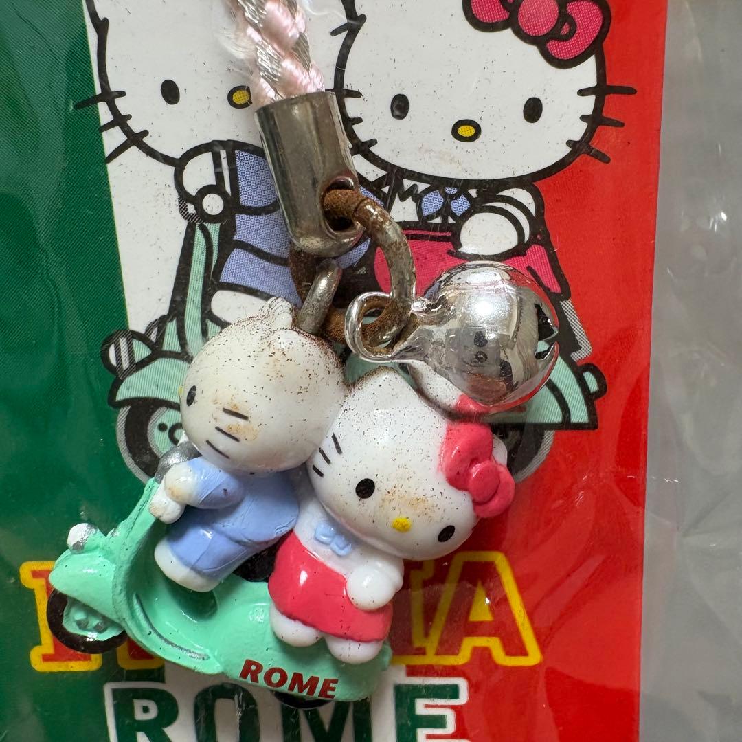 み*き様 ご当地キティ ローマ ストラップ ローマの休日 レア 年代物