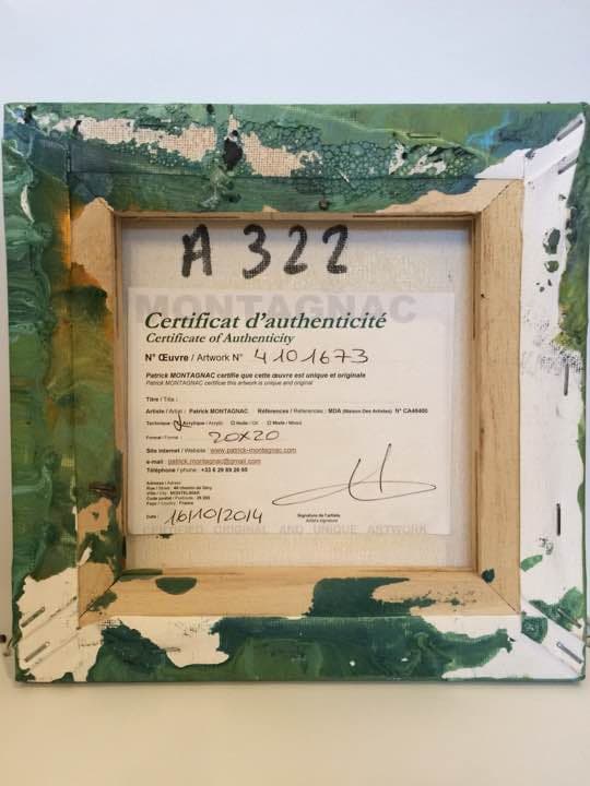 MONTAGNAC☆ 絵画 フランス作家 サイン入り