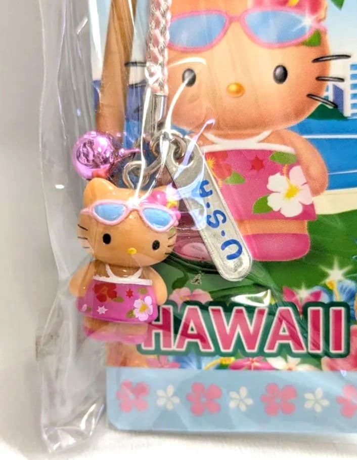 J*_様 日焼けハローキティ ハワイ サングラス　根付　201未開封