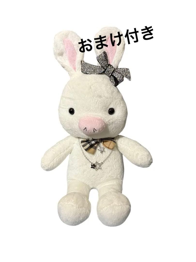 美男ですね ぶたうさぎ ネックレス リボンバレッタ