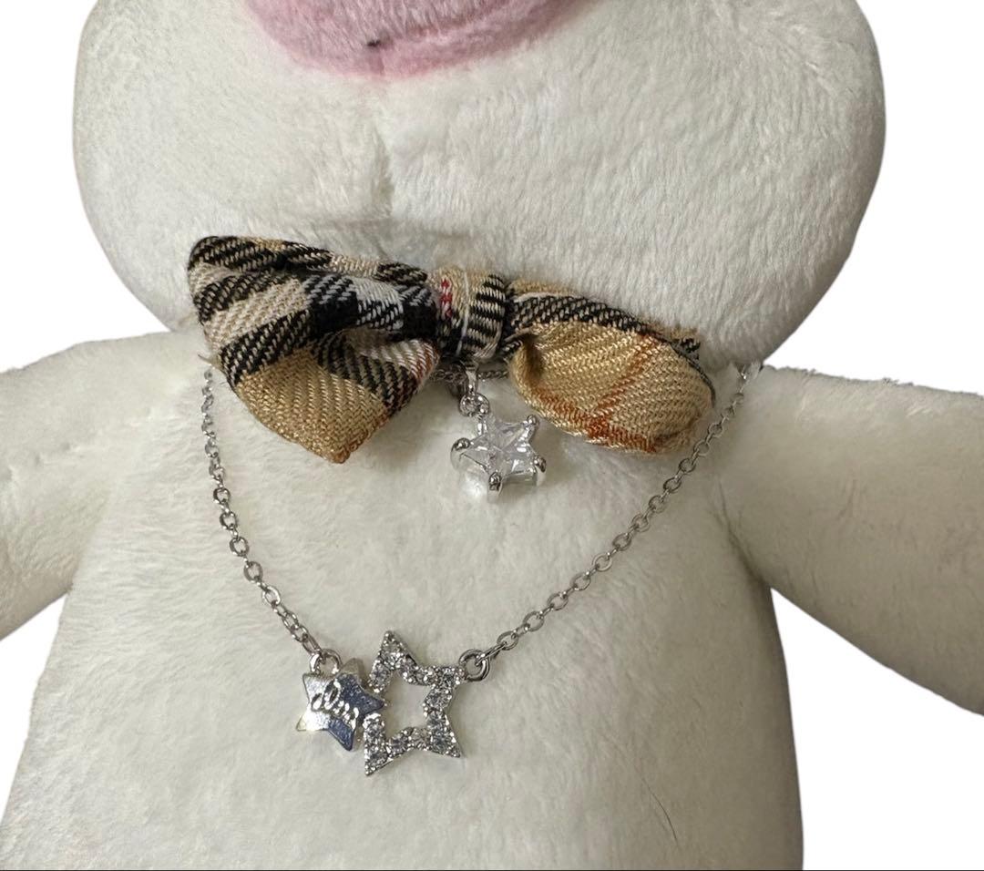 美男ですね ぶたうさぎ ネックレス リボンバレッタ