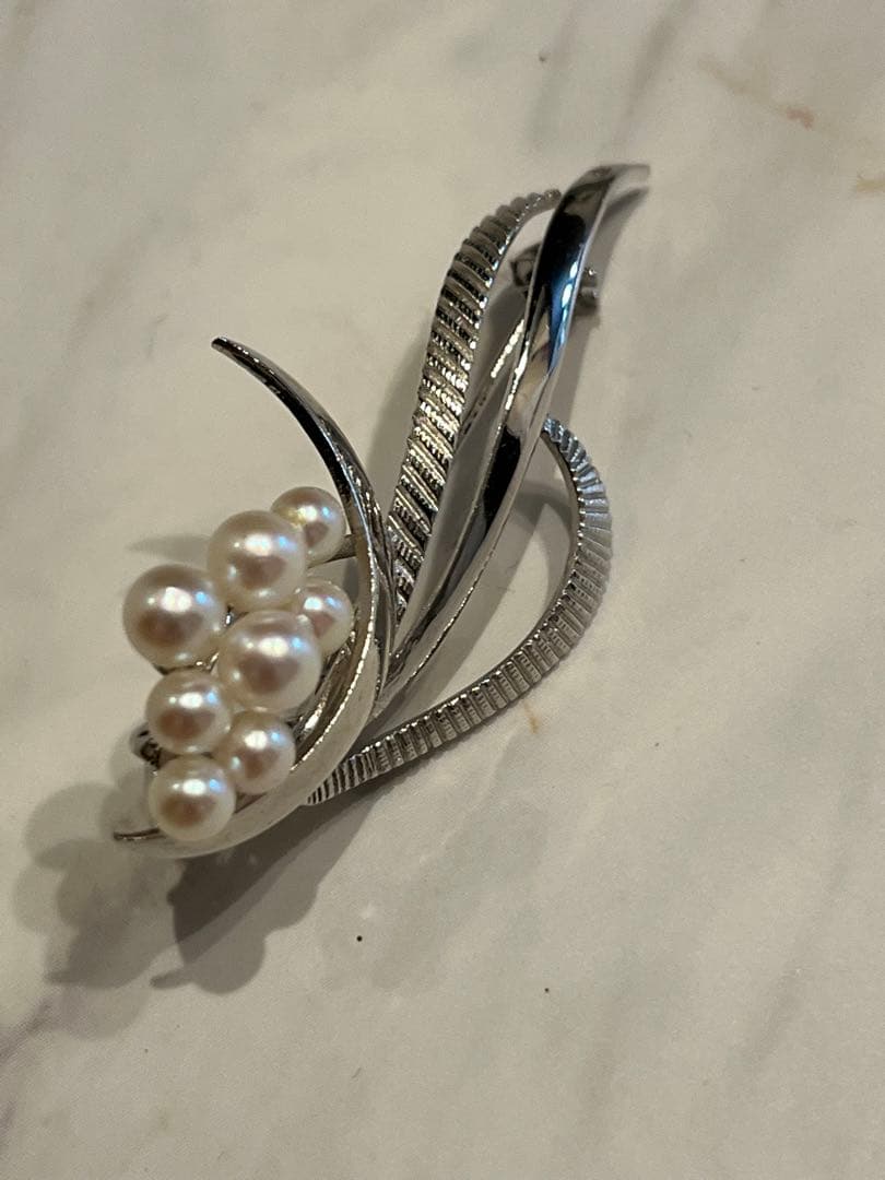 ミキモト mikimoto ブローチ パール