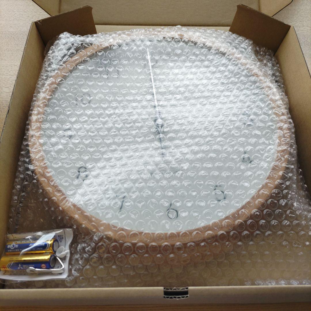 新品未使用　Katomoku SKP電波時計　オーク