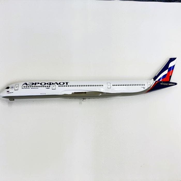 アウトレット 模型飛行機 アエロフロート A350-900 ロシア航空 LED