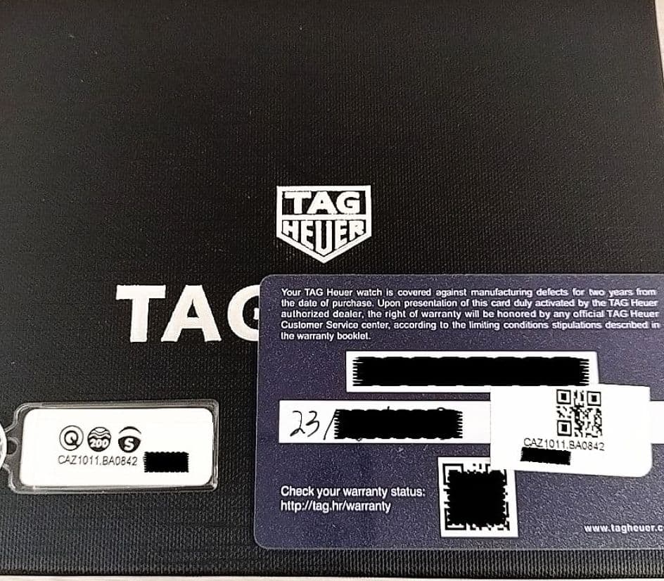【極美品】TAG HEUER フォーミュラ1 CAZ1011 正規品 付属品完備