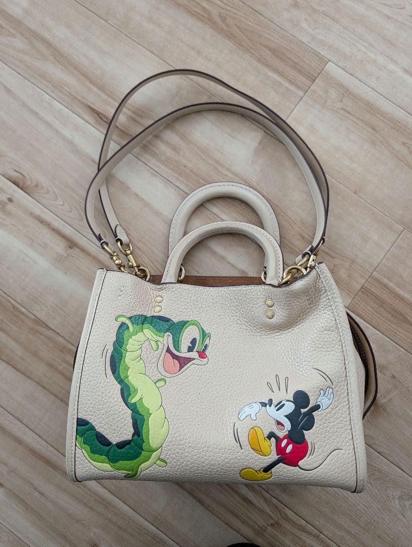 COACH × Disney 限定コラボ レザーバッグ 2WAY