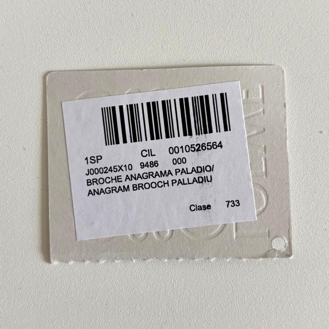 LOEWE アナグラムブローチ マルチカラー