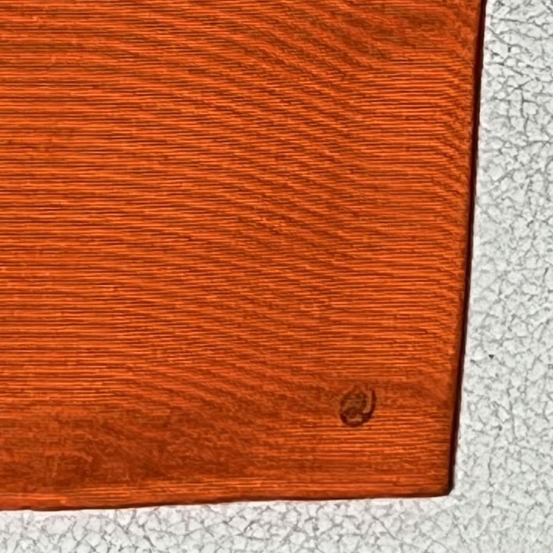 袋師 友湖 紅御服紗 共紙 紙箱 土田友湖 帛紗 袱紗 茶道具 【k3473】