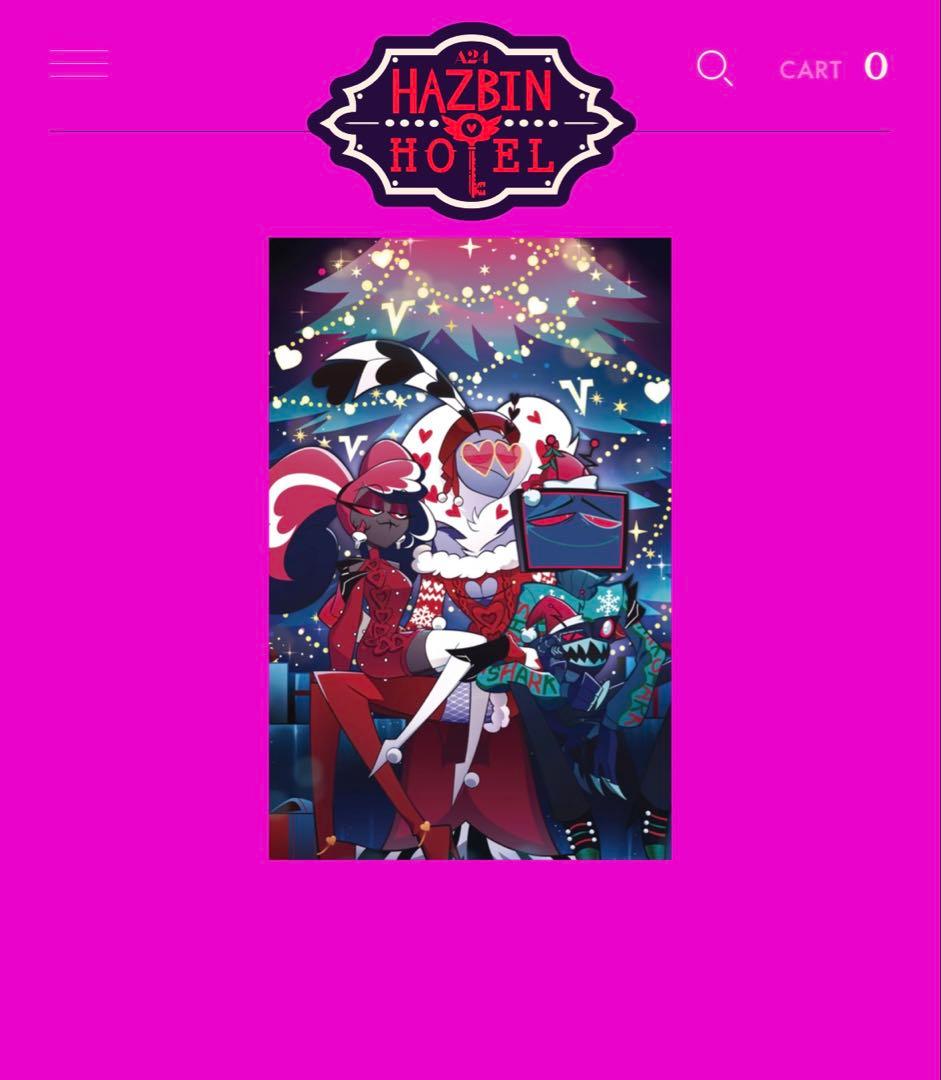 ハズビンホテル　クリスマス限定ポスターとVOXDEIポスター2つ　Vox