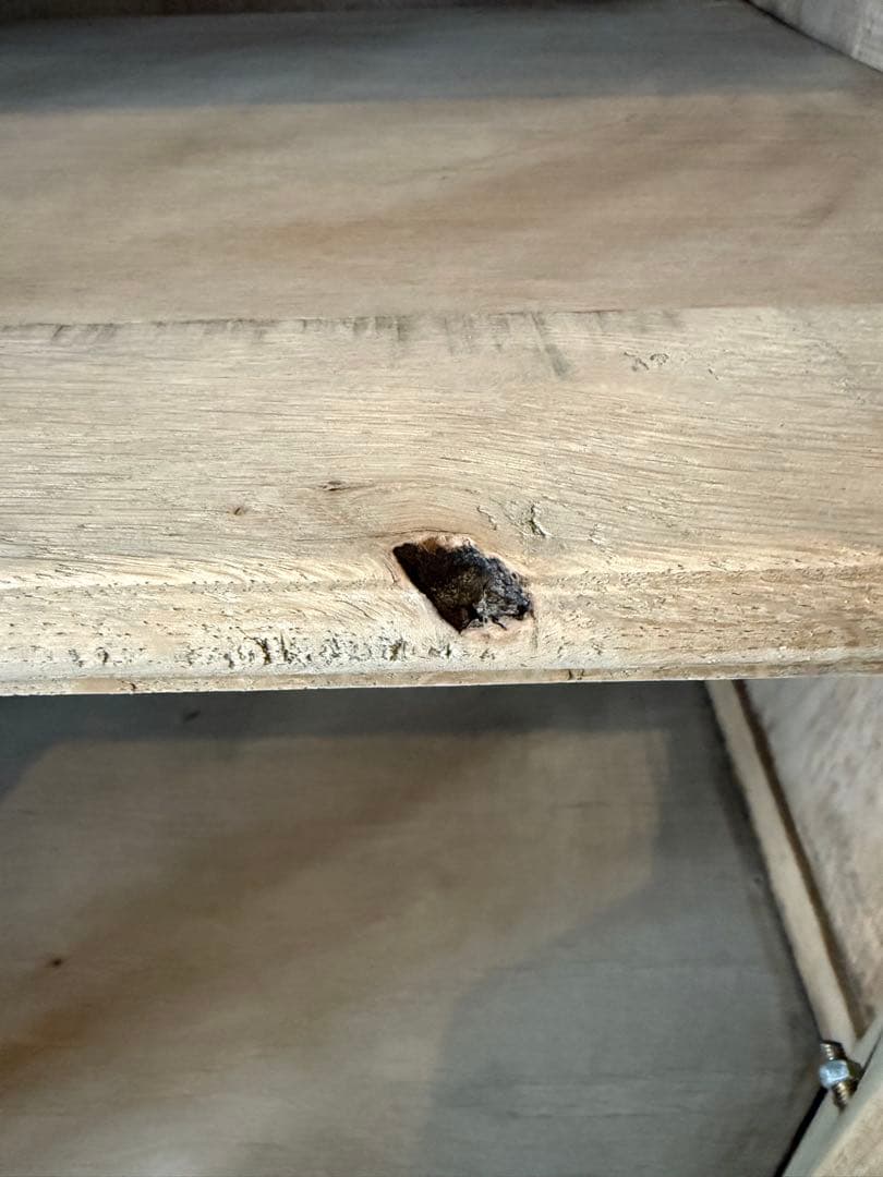 年末・年始SALE ビンテージ ドロワーコンソールキャビネット 剥離