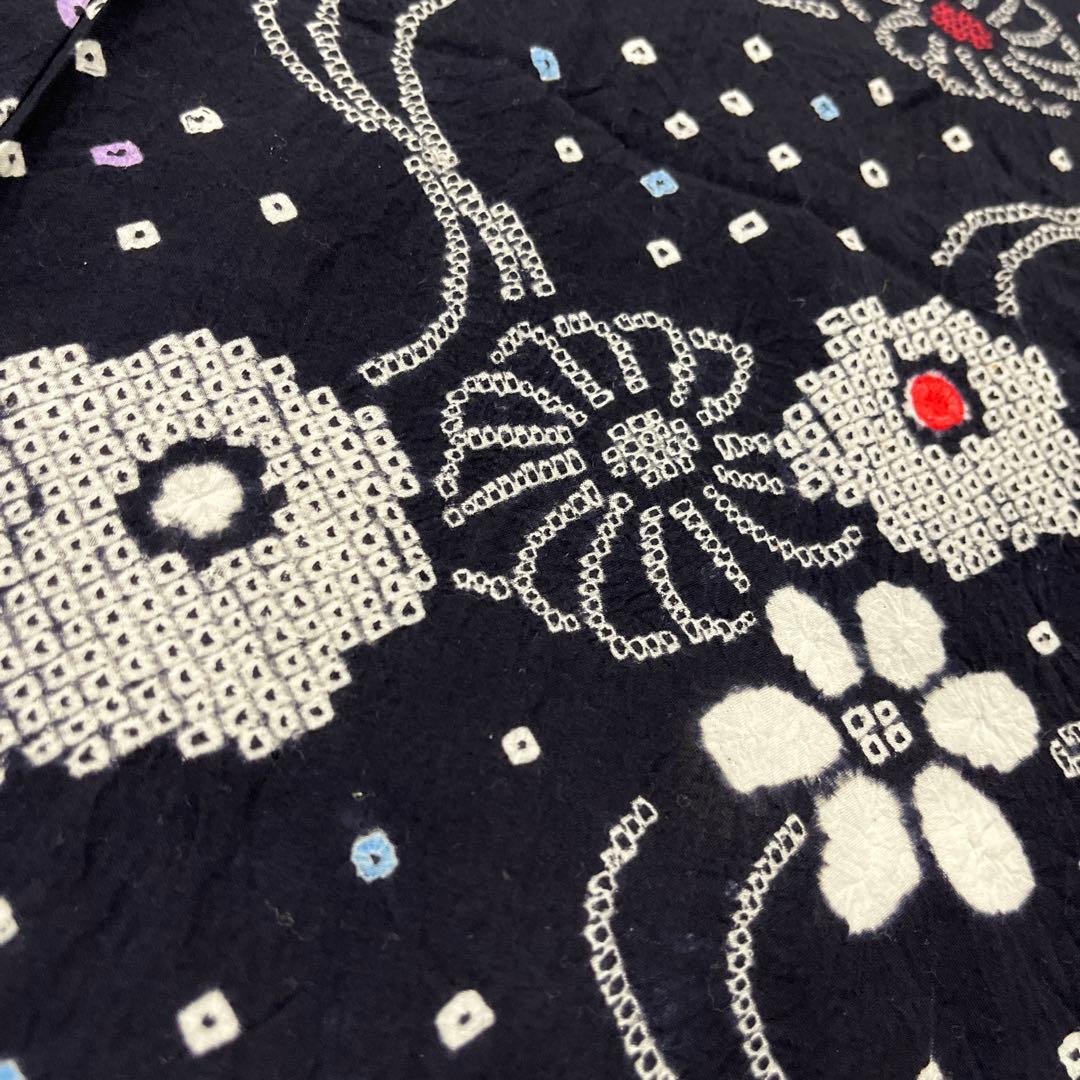 7 1 絞り浴衣 リメイク用