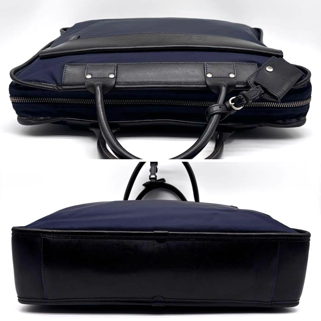 ✨良品✨フェリージ　ビジネスバッグ　レザー　ナイロン　8637/2