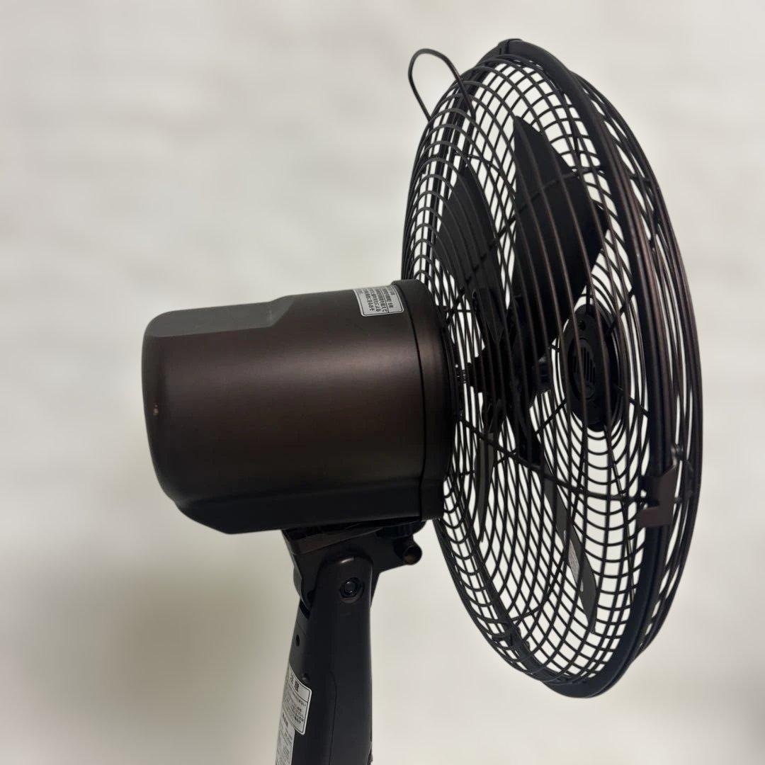 【美品】rir-350 ドウシシャ　扇風機　メタルブラウン　メタルファン