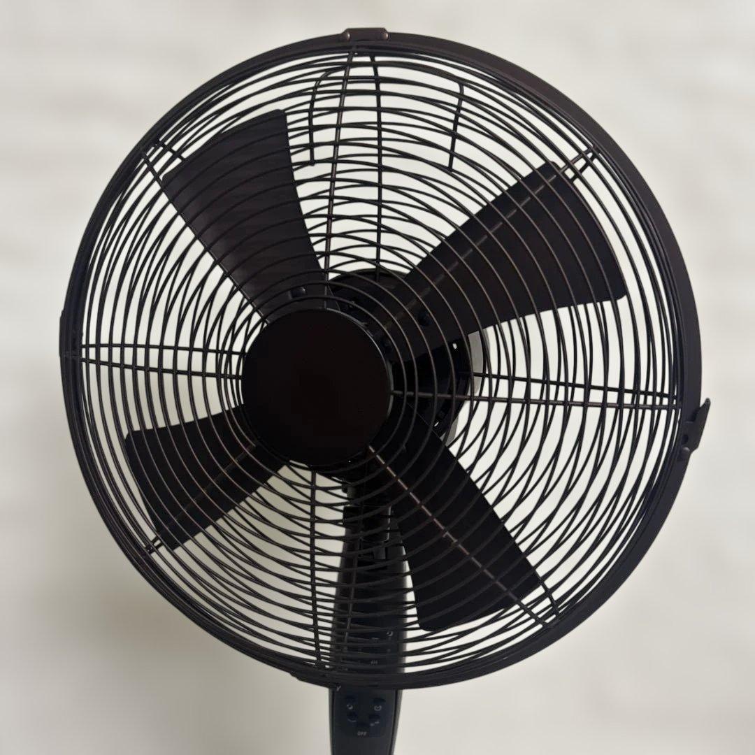 【美品】rir-350 ドウシシャ　扇風機　メタルブラウン　メタルファン