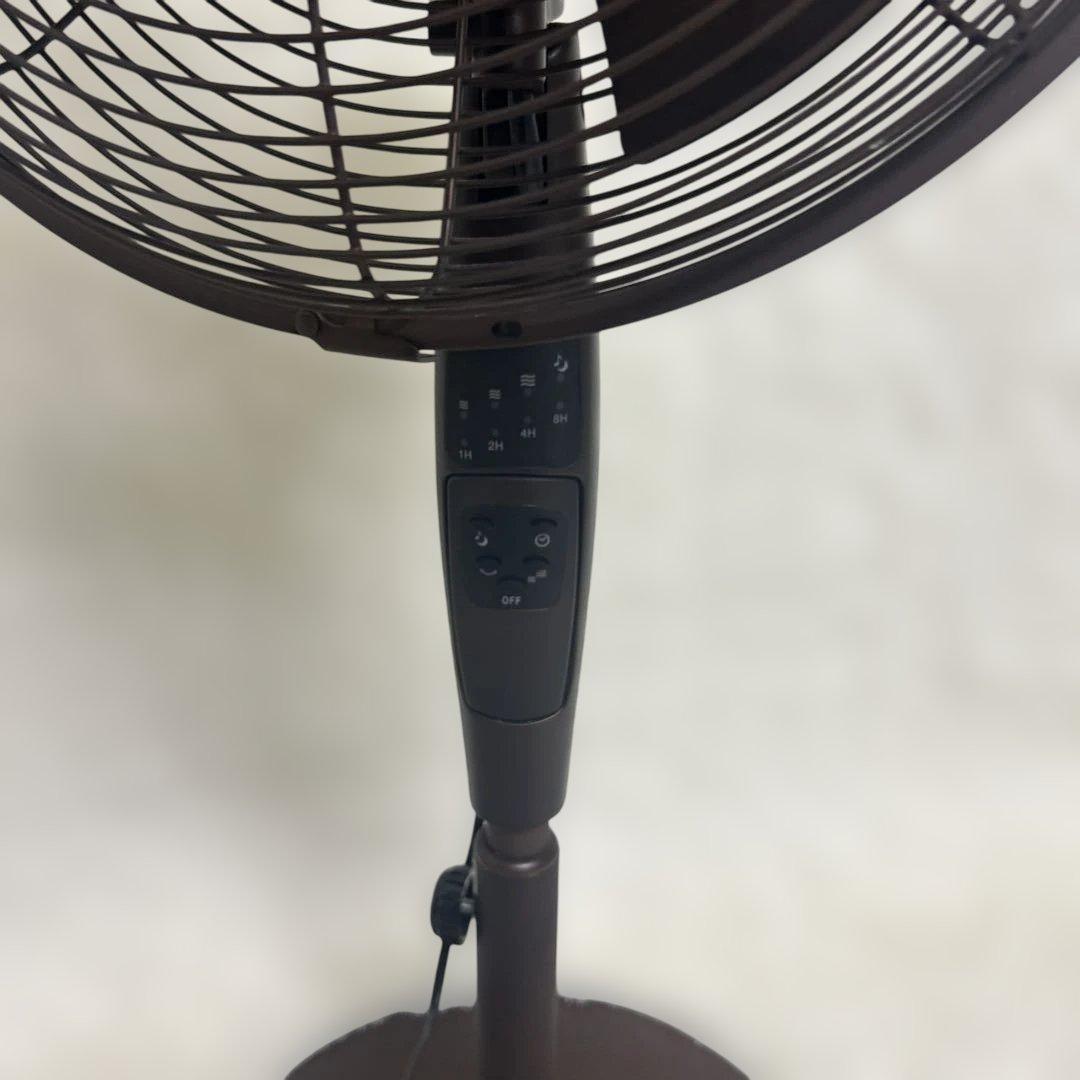 【美品】rir-350 ドウシシャ　扇風機　メタルブラウン　メタルファン