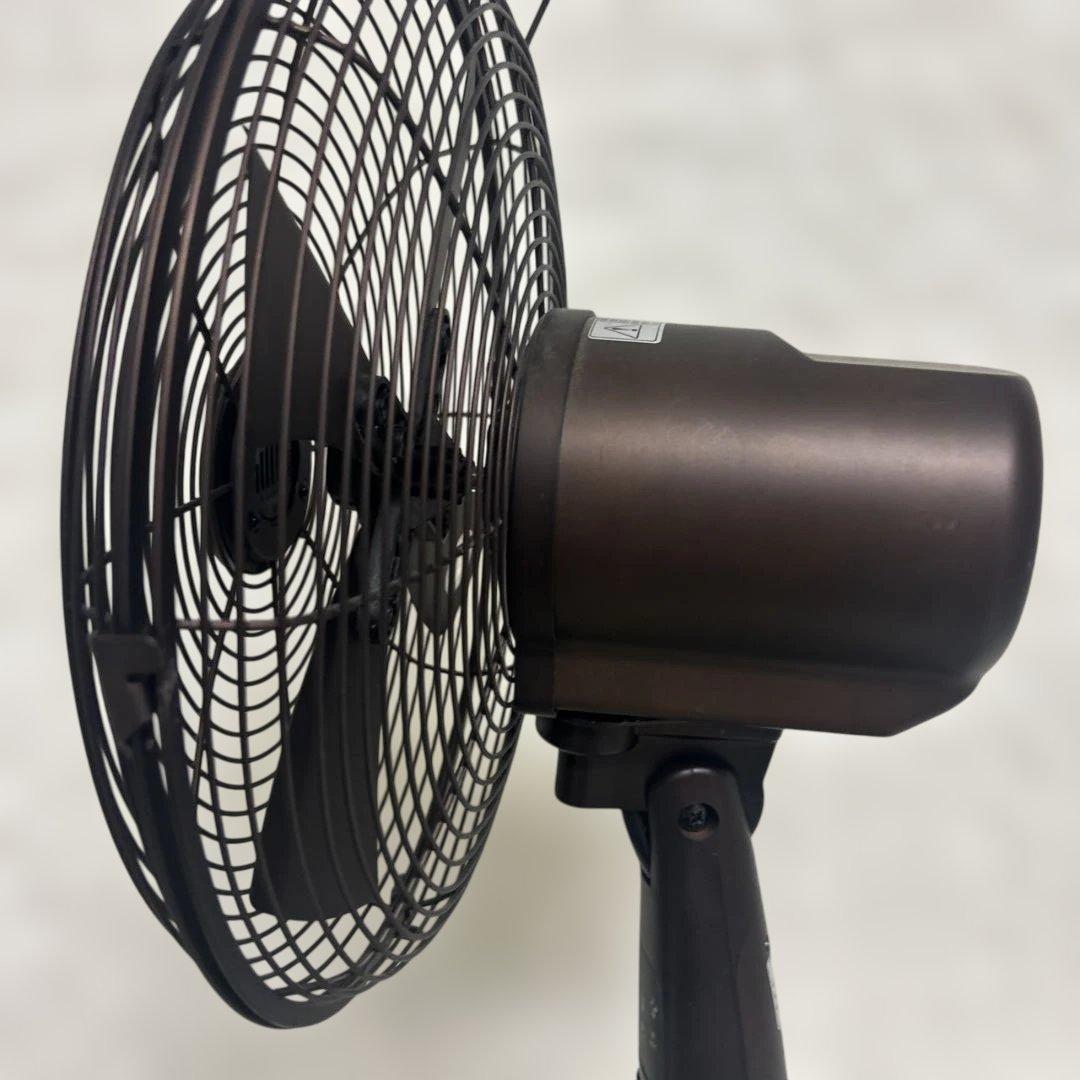 【美品】rir-350 ドウシシャ　扇風機　メタルブラウン　メタルファン