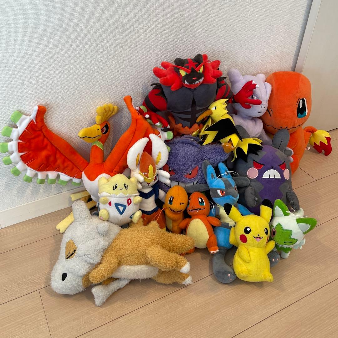 ポケモン　ぬいぐるみ　まとめ売り　ポケモンセンター　UFOキャッチャー　１５個