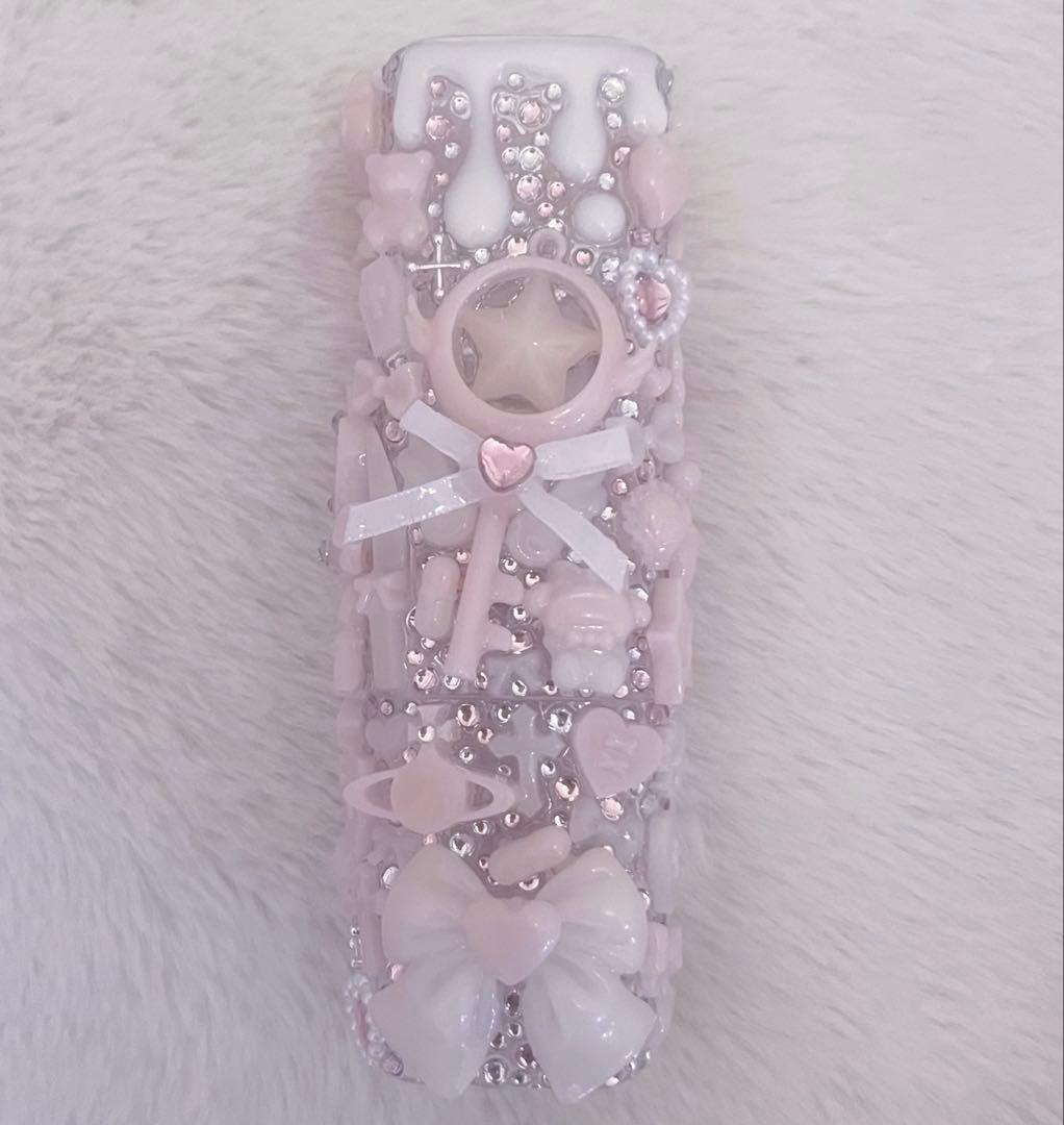 現品 iQOS イルマワン デコケース ハンドメイド 量産型 地雷系 ピンク 白