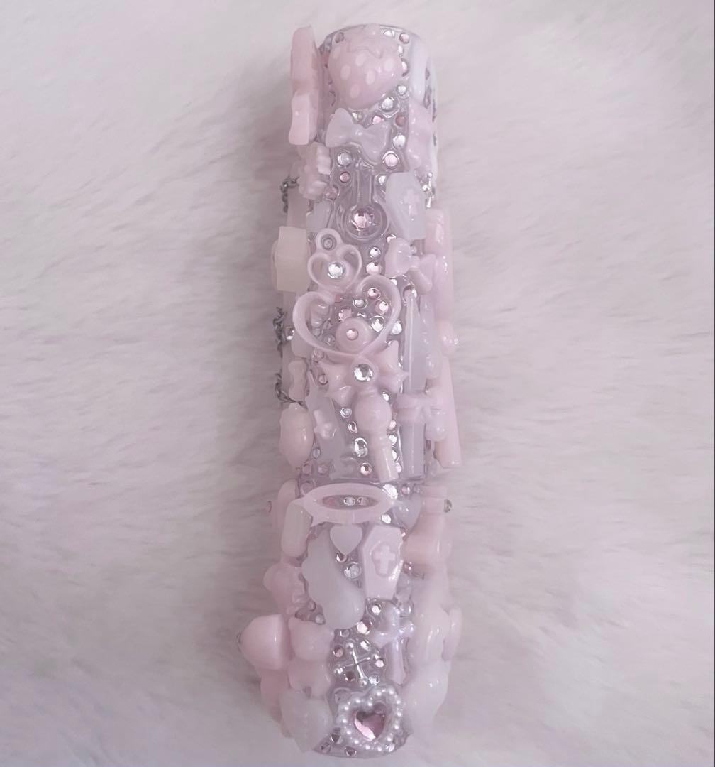 現品 iQOS イルマワン デコケース ハンドメイド 量産型 地雷系 ピンク 白