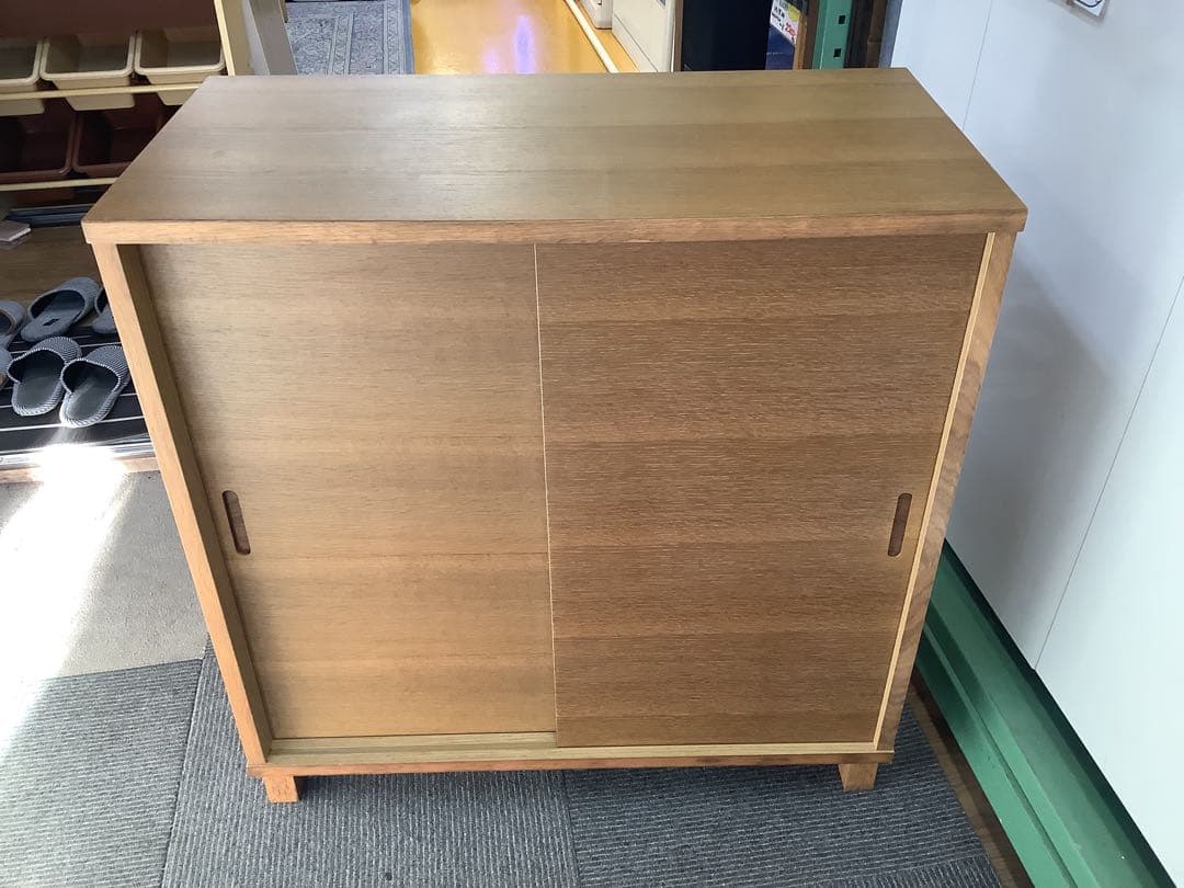無印良品　オーク材キャビネット