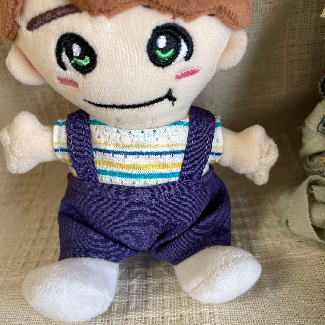 1622 ちびぬいちゃんの袖なしTシャツ＆吊りズボン