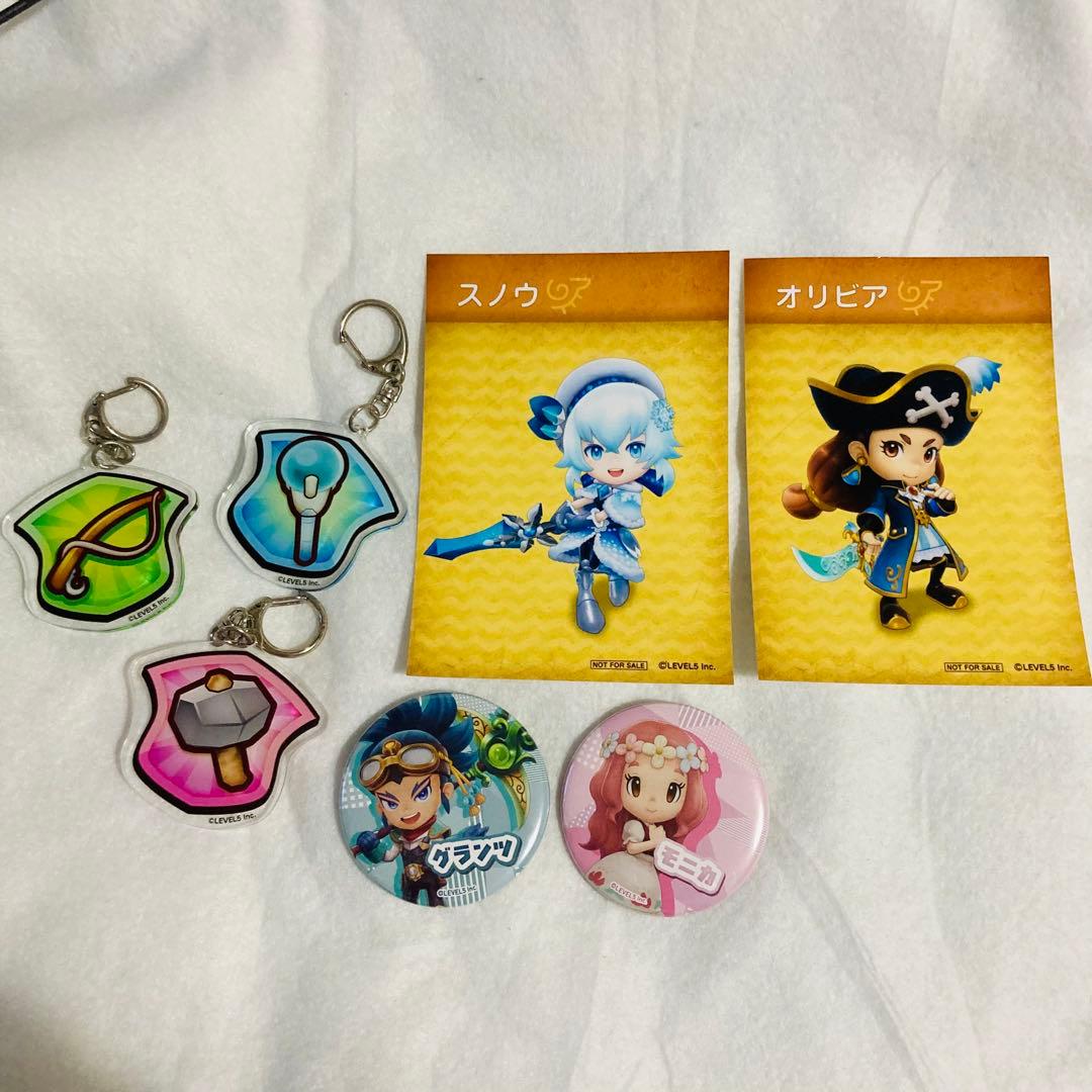 ファンタジーライフiカード・アクリルキーホルダー・バッジセット