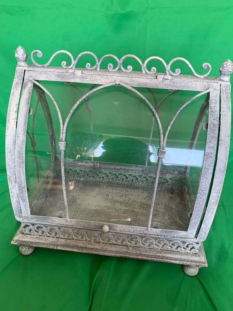 アンティークショーケース　キャビネットディスプレイ