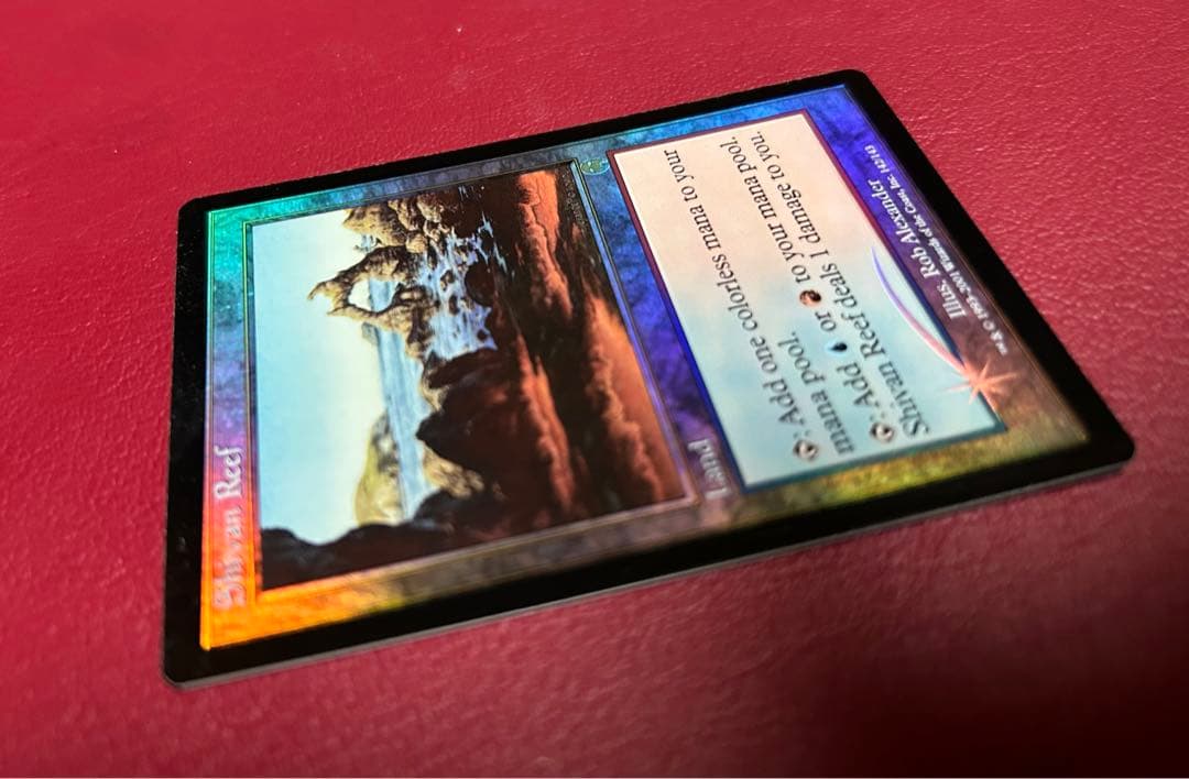 mtg シヴの浅瀬　Shivan Reef 英語foil1枚