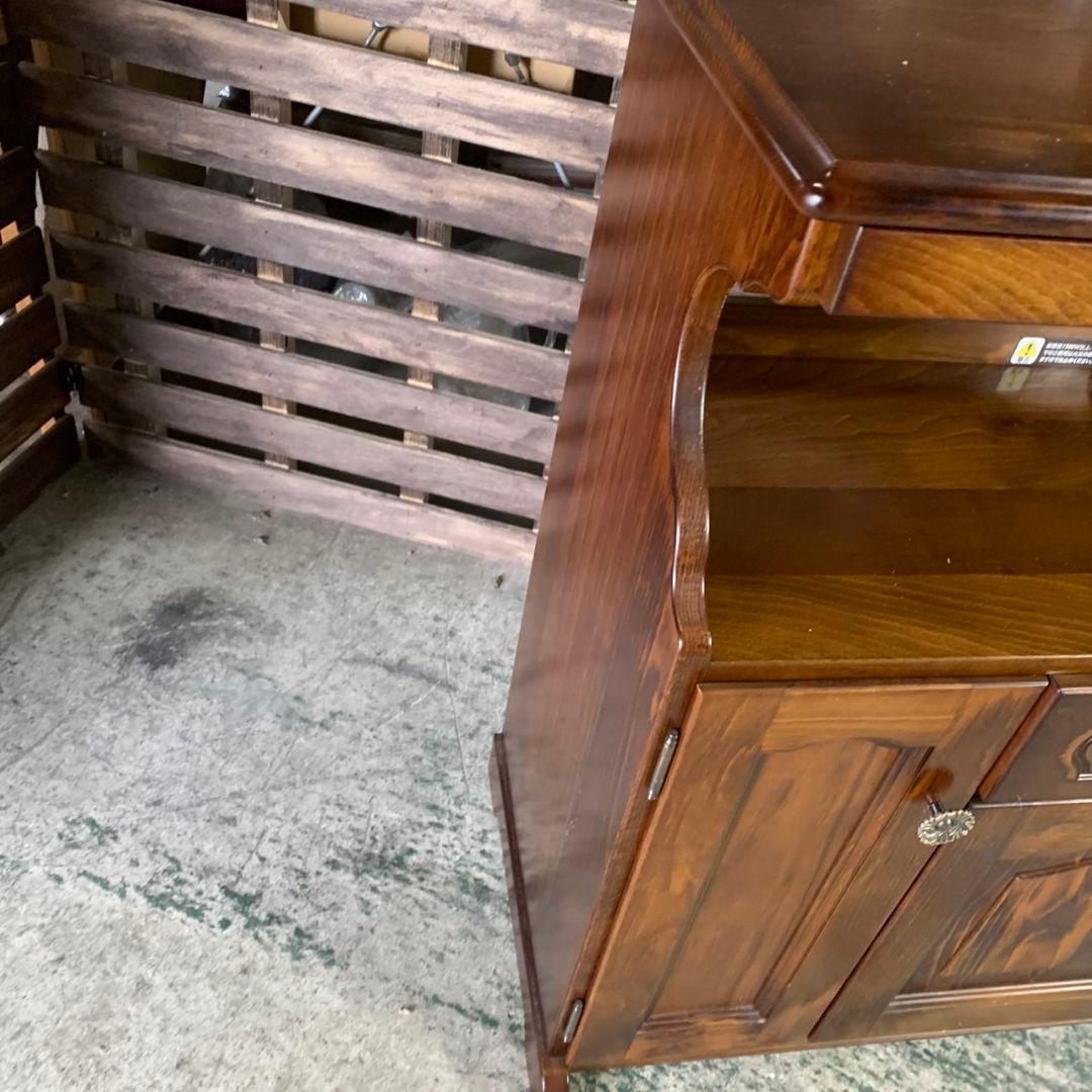 I651 現状品 Karimoku カリモク コロニアル 電話台 サイドチェスト