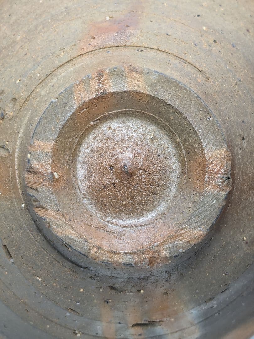 岡山県重要無形文化財 森陶岳 備前焼 金彩緋襷茶盌 合箱 抹茶碗 茶道具 茶器