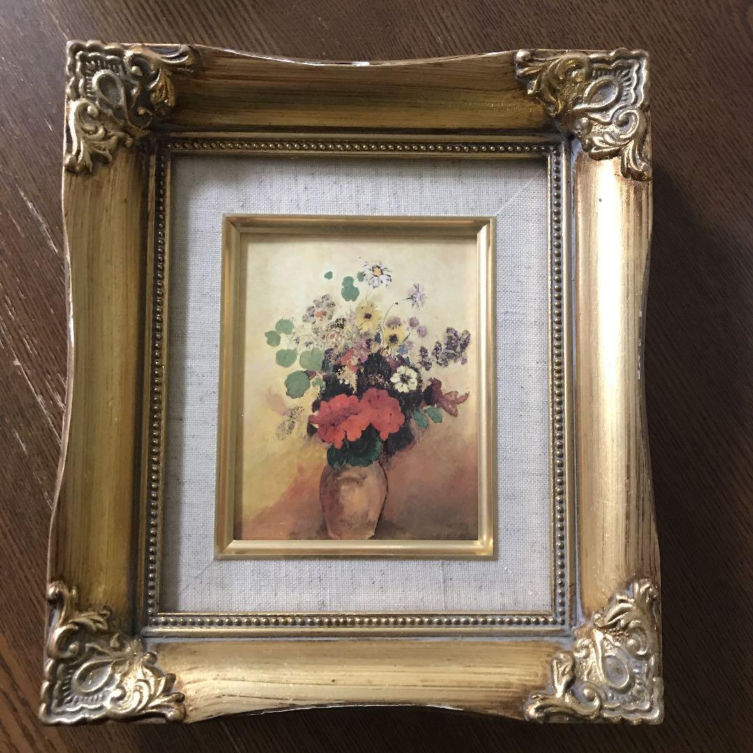 ルドン「花束」ミニアートギャラリー プライベートコレクション