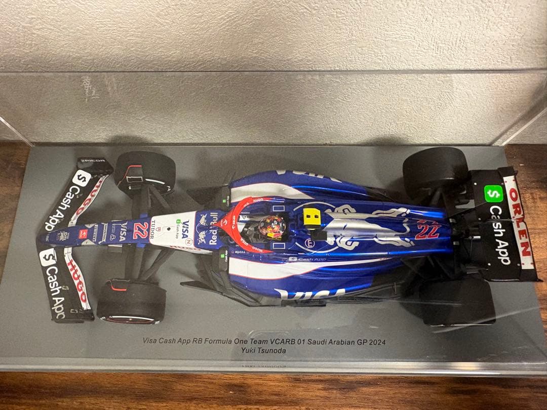 F1 ホンダ VCARB角田裕毅 2024年 サウジアラビアGP 1/18