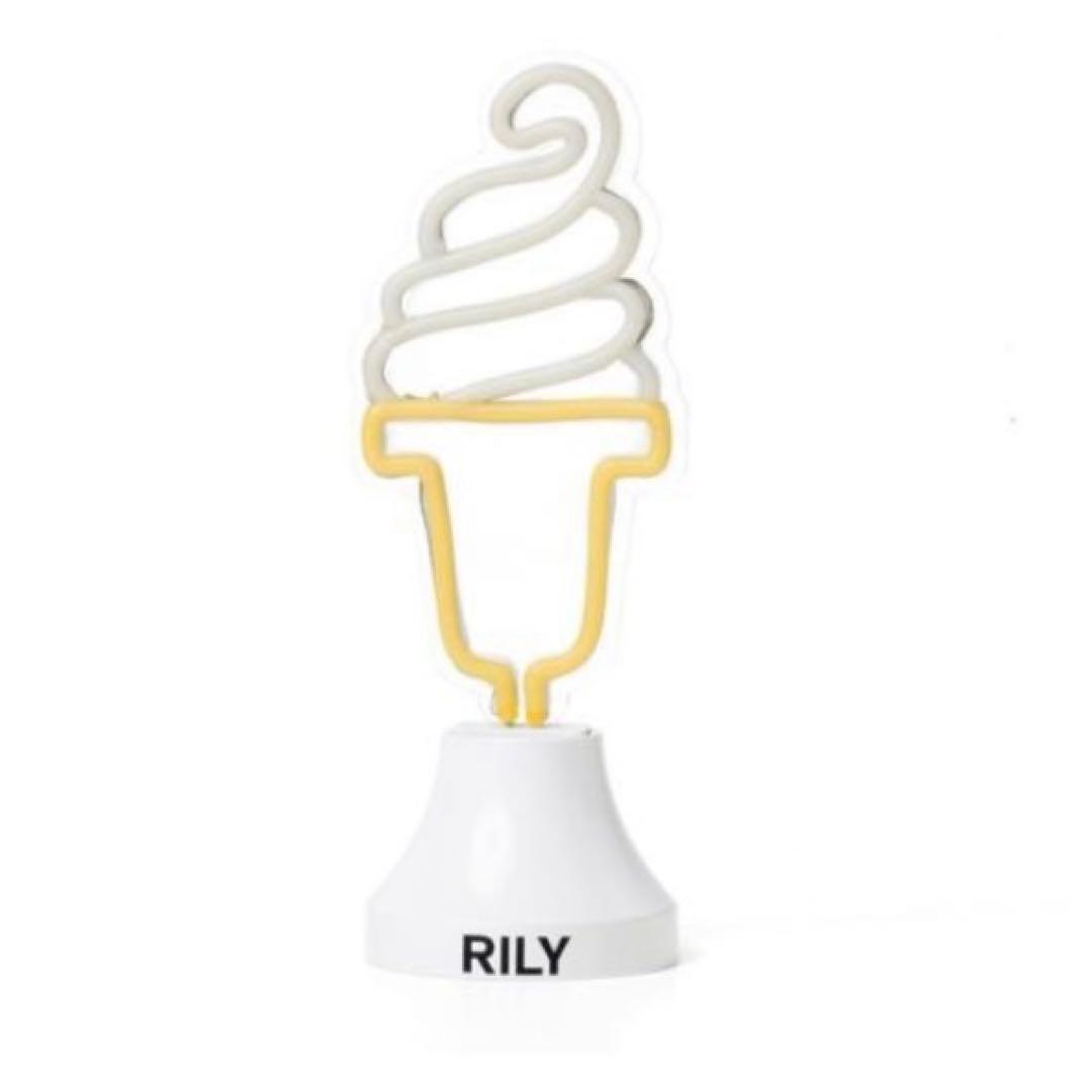 RILY フラミンゴ　ソフトクリーム　ネオンサイン　セット