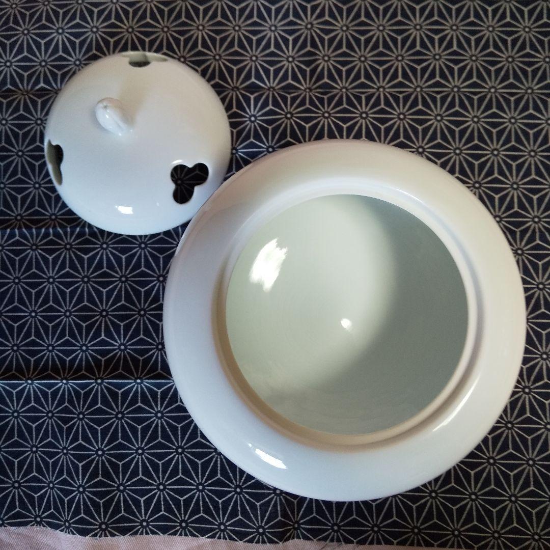 人間国宝 井上萬二作 白磁香炉