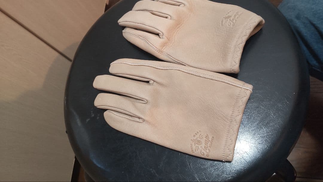 lampgloves shorty S グレージュ