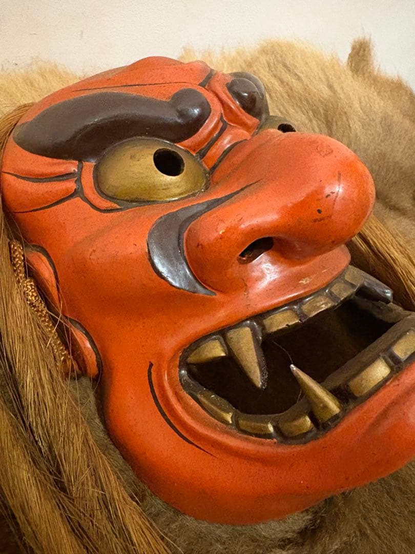 能面　鬼面　Japan ビンテージ