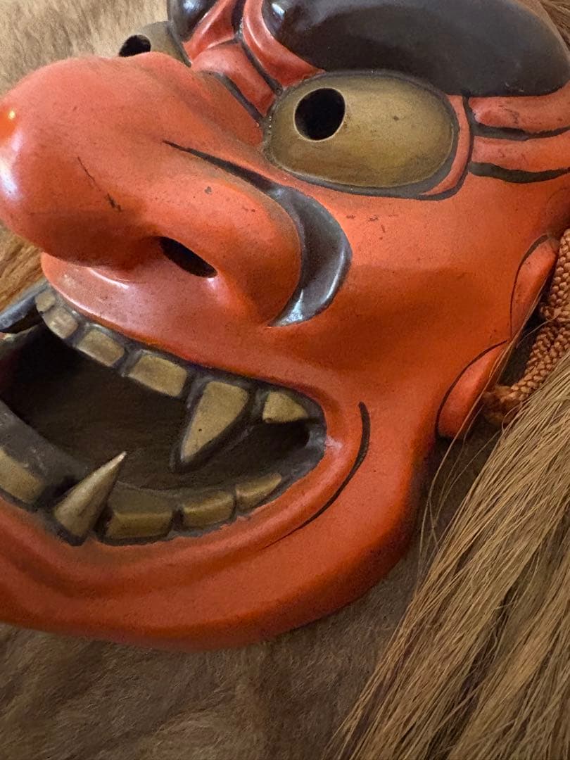 能面　鬼面　Japan ビンテージ