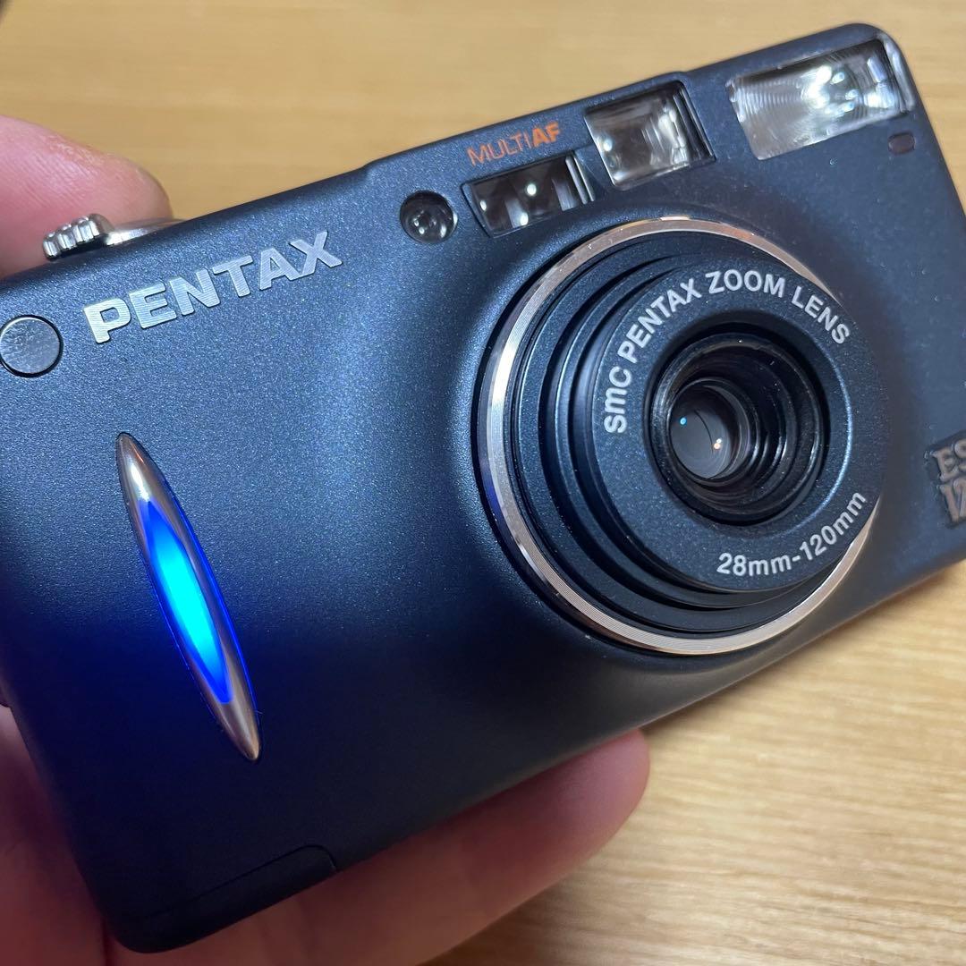 【動作確認済】Pentax ESPIO 120SW Ⅱ 限定色 インディゴブルー