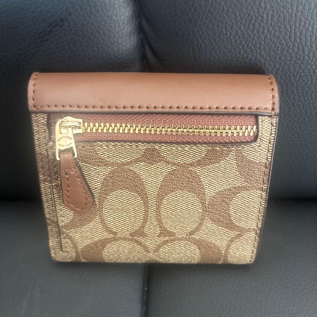 COACH 三つ折り財布 ブラウン コーチ 新品未使用