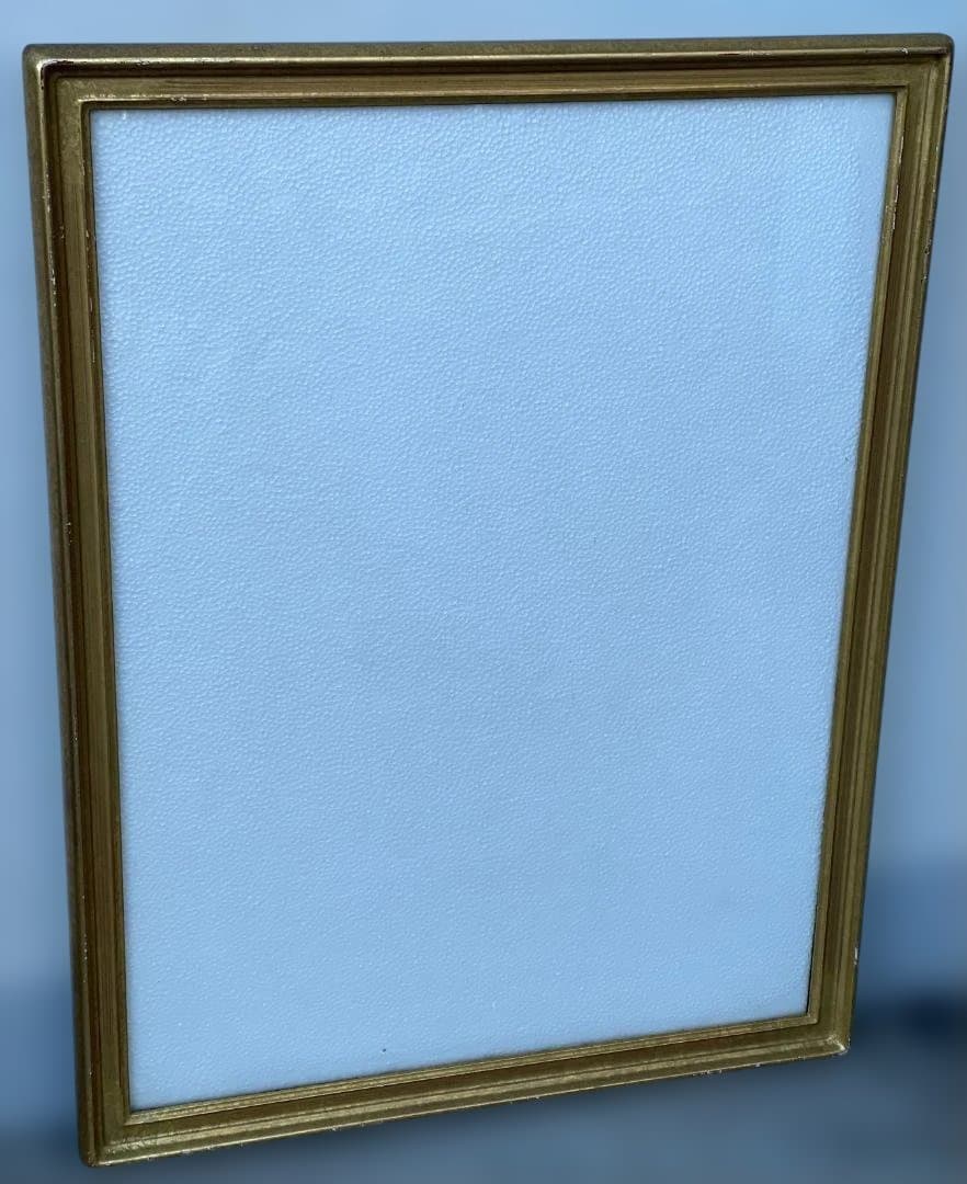 木製 フレーム 額縁 アート 絵画 写真 ファブリック 染色 展示 金 ゴールド