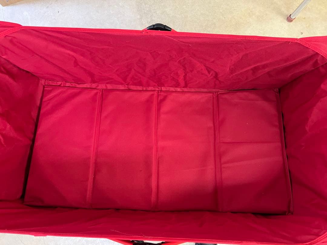 引き取り限定　コールマン　キャリーワゴン　レッド