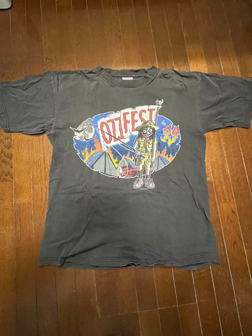 1999年ozzfestオズフェスオズボーンロックTツアーTヴィンテージT